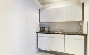 Modern and well-equipped kitchenette in an office space rental at Suikersilo Oost-West 1-41, Halfweg.