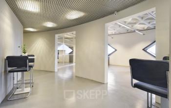 Modern Halfweg office space rental at Suikersilo Oost-West 1-41 with sleek furnishings and plenty of natural light
