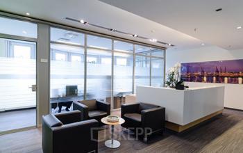 Gemütliche Business Lounge an der Kurze Mühren in Hamburg