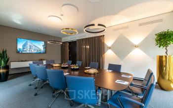 creative working area in the office building in Hamburg