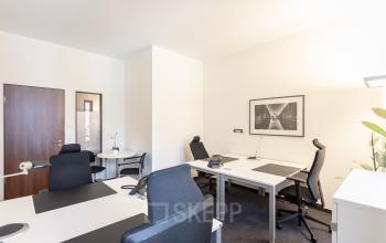 Teambüro im Business Center in der Hafencity