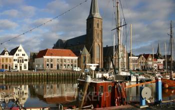 buitenzijde vooraanzicht huren Zuiderhaven Harlingen