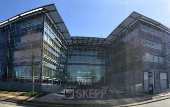 Frontside of the office building