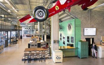Coworking space met ingebouwde keuken