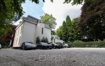 outside view office building with parking spots