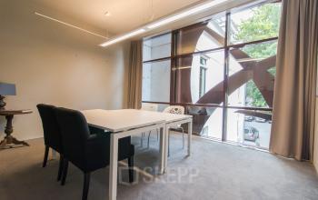 big office space with lot of glass