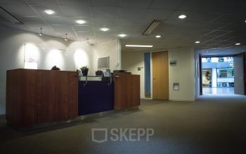entrance office building reception desk