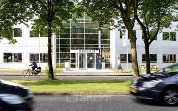 Front side of office building in Houten