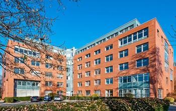 Außenansicht vom Bürogebäude in Köln Porz