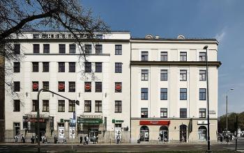 przód budynku aleja słowackiego kraków