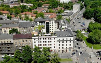 widok z lotu ptaka słowackiego kraków