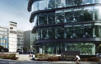 view office building from outside wadowicka cracow