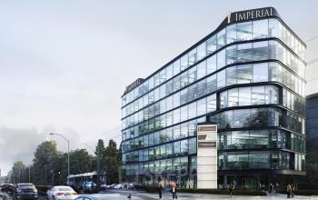 widok biurowca imperial wadowicka 7 kraków