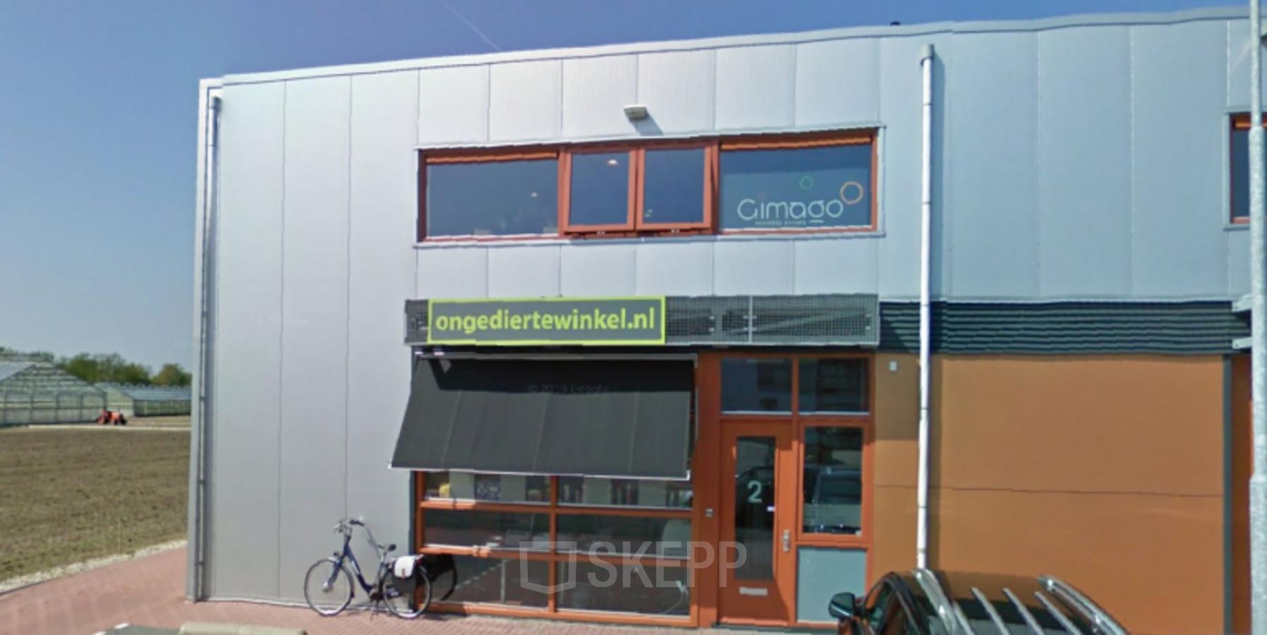 Exterior view of a commercial building available for office space rental at Zijakkertje 2, Limmen.