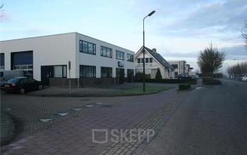 Office building exterior at van Rietlaan 11 in Linschoten, available for office space rental.