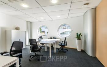 Espace de bureau spacieux décoré avec des plantes d'intérieur à la Place Giovanni da Verrazzano