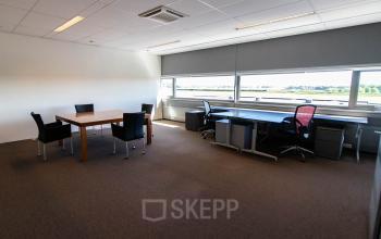 Bright office space for rent at Brieltjenspolder 28, Made, featuring desks and chairs, ideal for an office space rental.