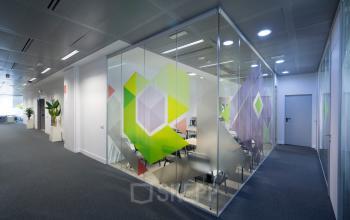 Pasillo de las oficinas