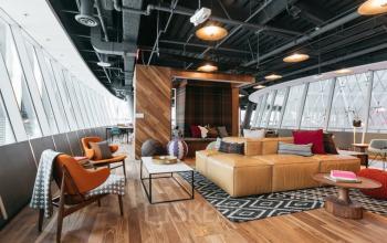 Areas de uso común para trabajar en Paseo de la Castellana 77