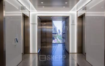 Pasillo de las oficinas