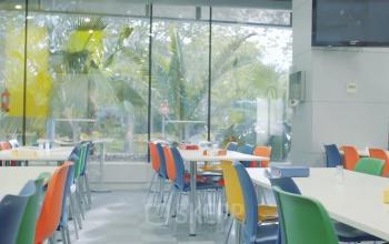 Areas comunes de las oficinas en la Calle Eucalipto 33