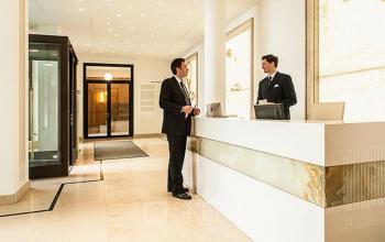 Exklusiver Lobbybereich in der Büroimmobilie in München Altstadt