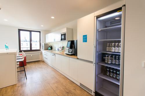 fully equipped kitchen in the business center in Munich Altstadt