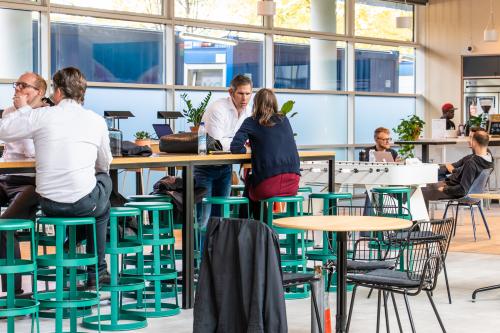Moderne Business Lounge im Business Center in München, Maxvorstadt