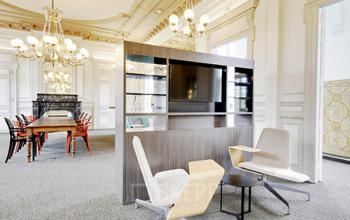 Salon d'affaires pour un moment de détente ou pour travailler en open-space à la rue de Dunkerque