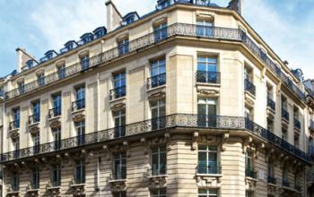 Immeuble de bureau caractéristique à la rue Duret