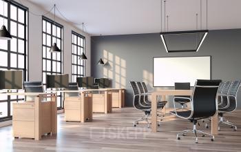 Espace de bureau à louer lumineux et moderne situé à Rue de la Bourse 12, Paris 2ème, idéal pour professionnels créatifs.