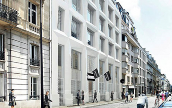 Vue d'extérieur centre d'affaires à la rue de Londres