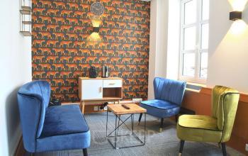 Salle de réunion avec un koli coin pour se retirer dans la rue Saint-Honoré
