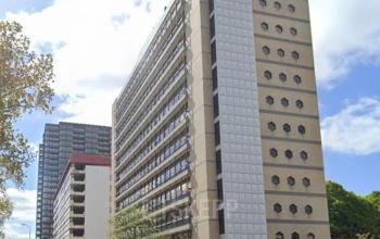 Exterior view of the office building at JC van Markenlaan 3, Rijswijk. This property offers office space rental opportunities with a modern facade featuring multiple windows and a clean, professional look.