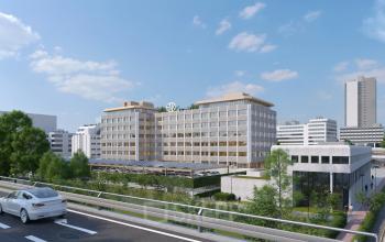 Exterior view of an office building at Marten Meesweg 101, Rotterdam Alexander, suitable for office space rental.