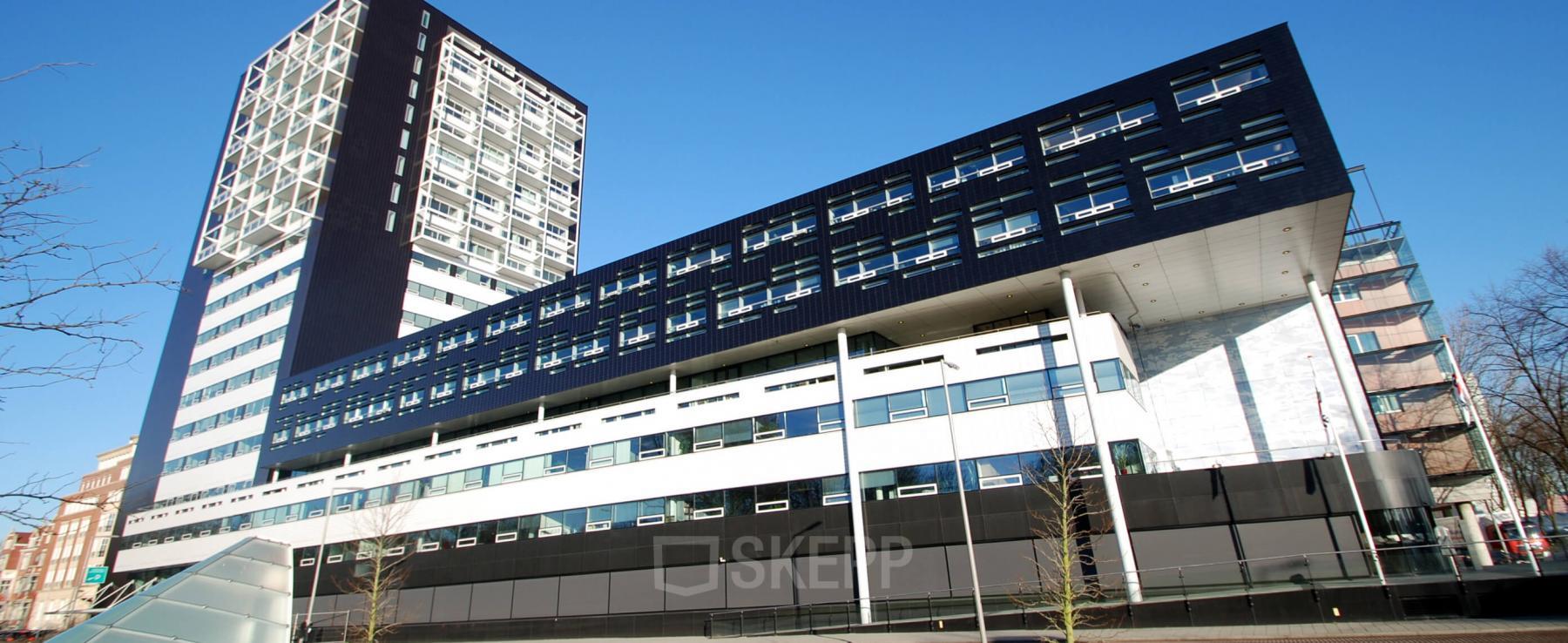 Modern office building at Westerlaan 10-65 in Rotterdam Delfshaven.