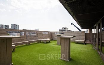 werkplek huren in centrum rotterdam met dakterras