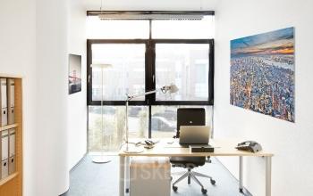 Helles Einzelbüro mieten im idyllischen Stuttgart Feuerbach