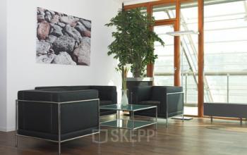 Moderne Business Lounge des Bürogebäudes in Stuttgart