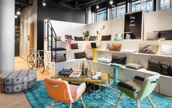 Schöne Business Lounge in der Eberhardstraße in Stuttgart