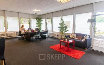 Several working station in the office