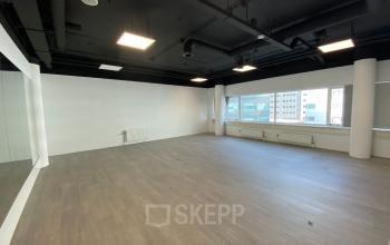 Spacious, unfurnished office interior available for rent at Regulusweg 11, Voorburg. Ideal for customizing your office space rental.