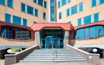 Exterior view of office building at Loire 104 - 206, Voorburg. Ideal for office space rental or an office to rent.