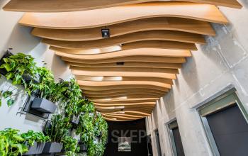 lobby w biurowcu rzymowskiego 53 warszawa