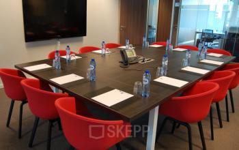 the big meeting room in the building
