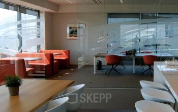 the present co-working space in the office