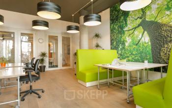 flexwerkplekken loungeplekken loungemogelijkheden lunchmogelijkheden kantoorgebouw zeist