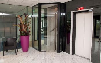 Entrance of the elevator
