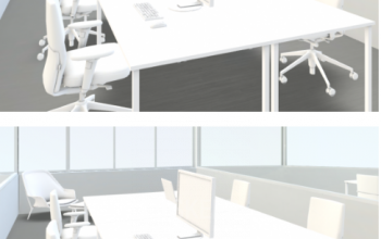 Visualisierung Privatbüros zur Miete in Zürich City