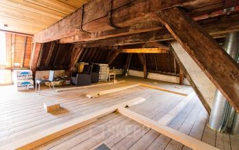 Storage room in the attic